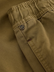 White Stuff Green Wren Drawstring 100% Cotton Trousers - Image 6 of 6