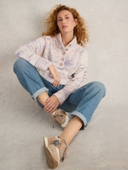 White Stuff Bella Knopf-Pullover - Bild 1 von 6