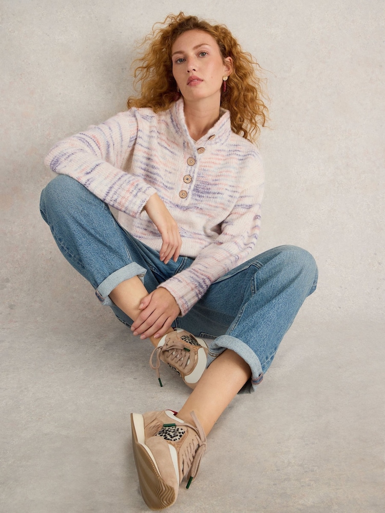 White Stuff Bella Knopf-Pullover - Bild 1 von 6