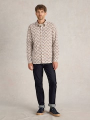 White Stuff Natural Large Dandelion Printed Shirt - Image 1 of 5
