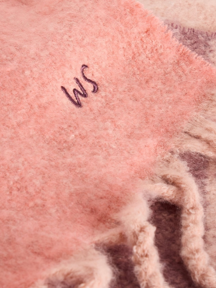 White Stuff Pink Shelly Skinny Scarf - Image 3 of 3
