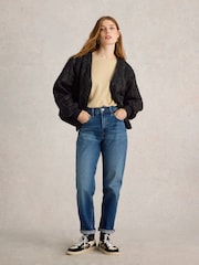 White Stuff Black Bella Jacquard Jacket - Image 4 of 6