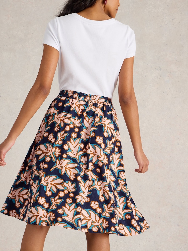 White Stuff Blue Sarah Skirt - Image 2 of 6 White Stuff Blue Sarah Skirt - Image 2 of 6
