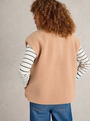 White Stuff Natural Borg Gilet - Image 2 of 6