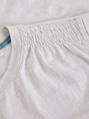 White Stuff White Claudia 100% Cotton T-Shirt - Image 6 of 6