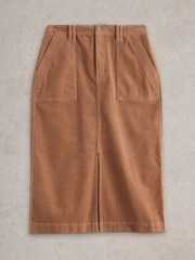 White Stuff Natural Maren Organic Cord Skirt - Image 5 of 6