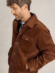 White Stuff Brown Cord Jacket - Image 4 of 6