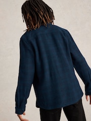 White Stuff Blue Darwen Texture Overshirt - Image 2 of 6