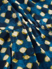 White Stuff Blue Tallie Jersey Dress - Image 6 of 6