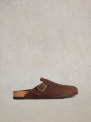 White Stuff Brown Freddy Leather Footbed Shoes - Image 1 of 4