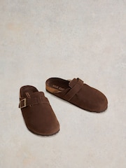 White Stuff Brown Freddy Leather Footbed Shoes - Image 2 of 4