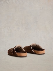White Stuff Brown Freddy Leather Footbed Shoes - Image 3 of 4