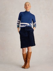 White Stuff Blue Marie Skirt - Image 3 of 6
