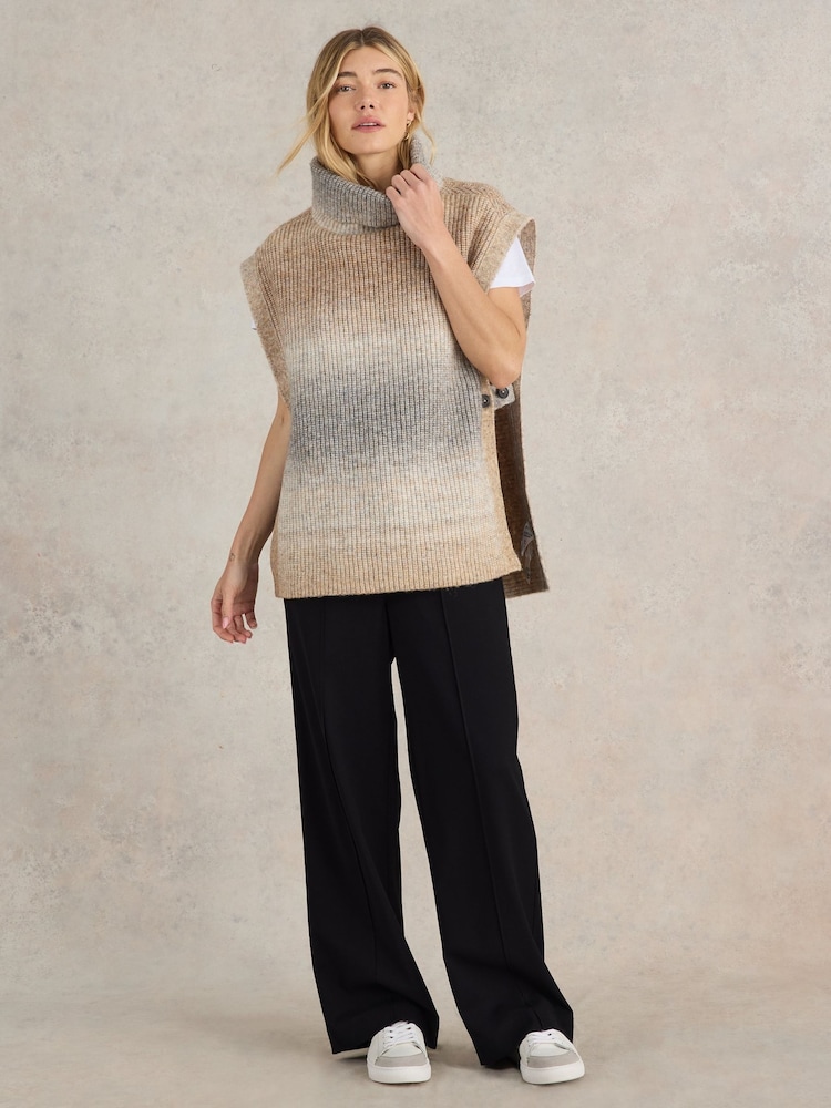 White Stuff Black Freda Wide Leg Trousers - Image 1 of 6