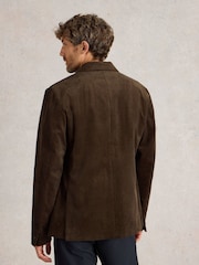 White Stuff Brown Kirkby 100% Cotton Regular Fit Cord Blazer - Image 2 of 6