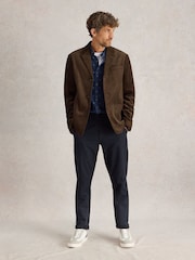 White Stuff Brown Kirkby 100% Cotton Regular Fit Cord Blazer - Image 3 of 6