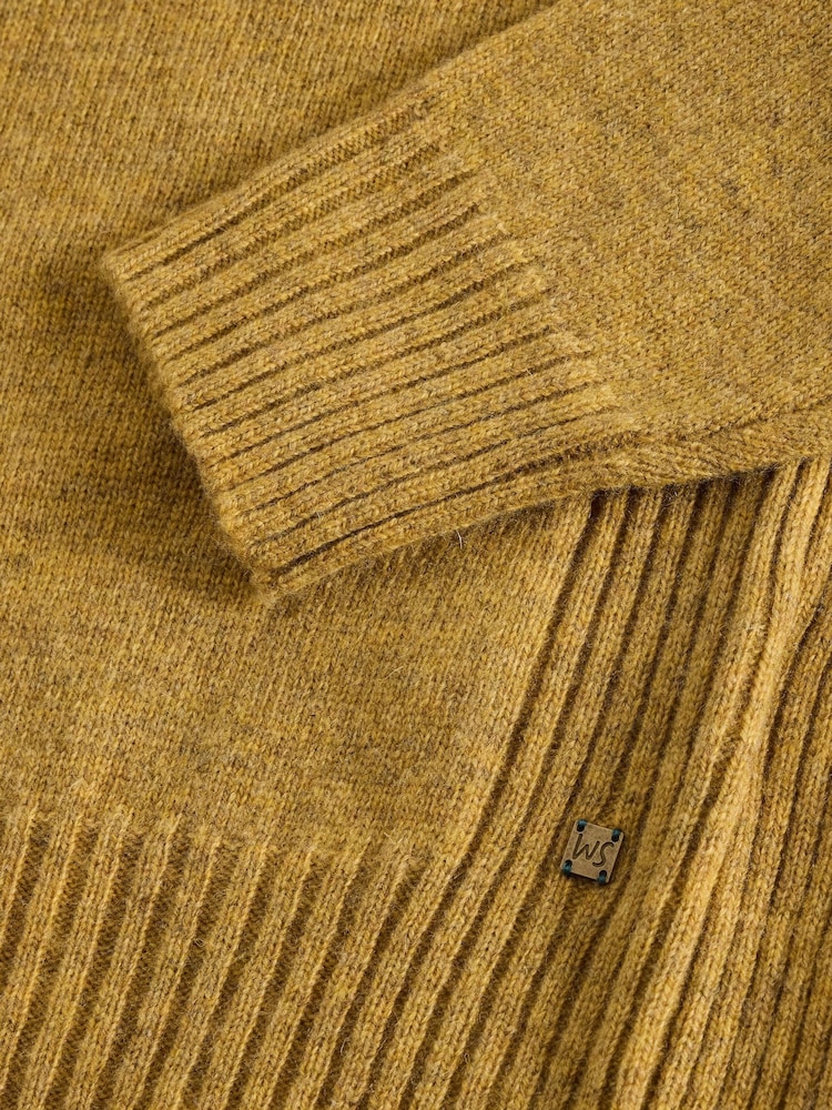 White Stuff Yellow Lambswool Henley Jumper - Image 6 of 6 White Stuff Yellow Lambswool Henley Jumper - Image 6 of 6