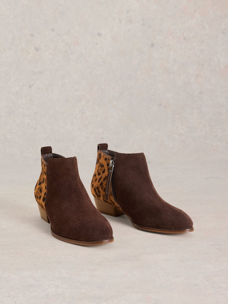 White Stuff Brown Willow Suede Pony Ankle Boots - Image 2 of 4 White Stuff Brown Willow Suede Pony Ankle Boots - Image 2 of 4