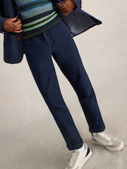 White Stuff Blue Moleskin 100% Cotton Trousers - Image 3 of 6