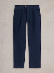 White Stuff Blue Moleskin 100% Cotton Trousers - Image 5 of 6