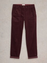 White Stuff Purple Twister Cord Trousers - Image 5 of 6