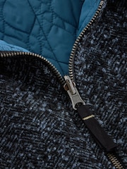 White Stuff Blue Mariella Reversible Coat - Image 7 of 7