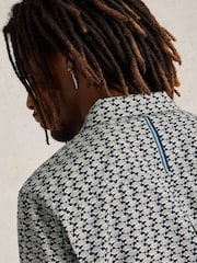 White Stuff Blue Fish Printed Shirt - Image 4 of 6