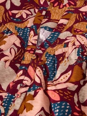 White Stuff Purple Teresa Longline Shirt - Image 6 of 6