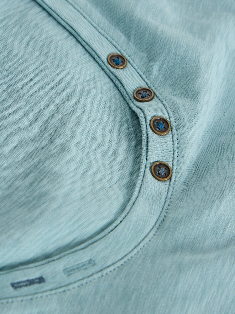 White Stuff Blue Nadia 100% Cotton T-Shirt - Image 6 of 6