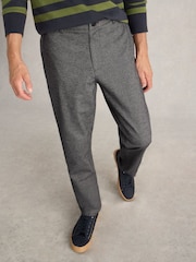 White Stuff Grey Sutton Textured Trousers - Image 1 of 6