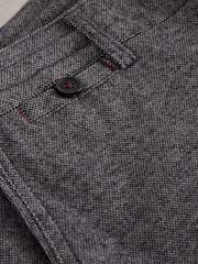 White Stuff Grey Sutton Textured Trousers - Image 6 of 6