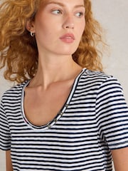 Camiseta de algodón 100 % Nadia de White Stuff - Imagen 4 de 6