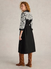 White Stuff – Hemdkleid aus 100 % Bio-Baumwolle mit Thymianstickerei - Bild 2 von 6