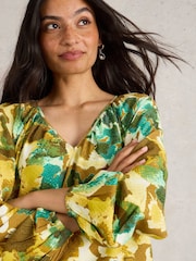 White Stuff Yellow Imogen Top - Image 4 of 6