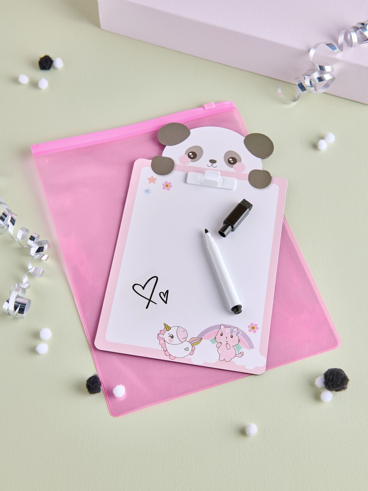 Komplet belih magnetnih desk in peresa Kawaii - Slika 1 iz 5