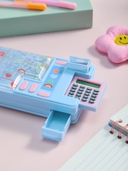 Blue/Pink Flower Power Pop Out Pencil Case - Image 4 of 6