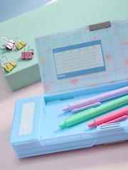 Blue/Pink Flower Power Pop Out Pencil Case - Image 5 of 6