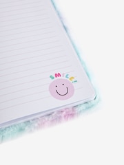 Smiley Faces A5 Lined Faux Fur Notebook - Image 5 of 6