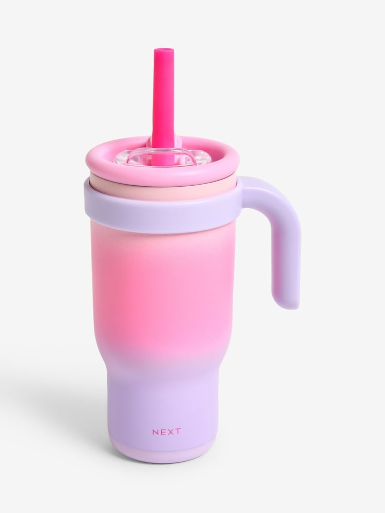 Pink/Purple Stainless Steel Water Bottle - Image 3 of 3 Pink/Purple Stainless Steel Water Bottle - Image 3 of 3