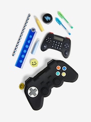 Black Pixel Gaming Pencil Case with Stationery - Image 5 of 5