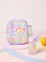 Lilac Purple Rainbow Lunch Bag and Water Bottle - Image 1 of 6