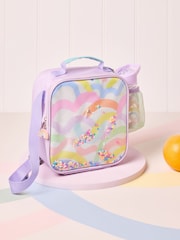 Lilac Purple Rainbow Lunch Bag and Water Bottle - Image 2 of 6