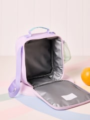 Lilac Purple Rainbow Lunch Bag and Water Bottle - Image 3 of 6