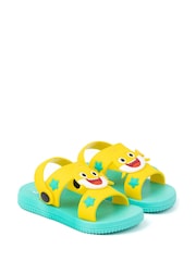Vanilla Underground Yellow Baby Shark Character Sandals - Image 2 of 6