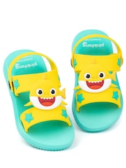Vanilla Underground Yellow Baby Shark Character Sandals - Image 3 of 6