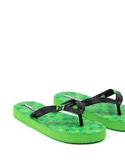 Vanilla Underground Green Boys Minecraft Character Flip Flops - Image 3 of 6
