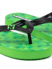 Vanilla Underground Green Boys Minecraft Character Flip Flops - Image 4 of 6