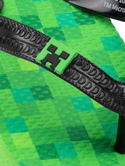 Vanilla Underground Green Boys Minecraft Character Flip Flops - Image 6 of 6
