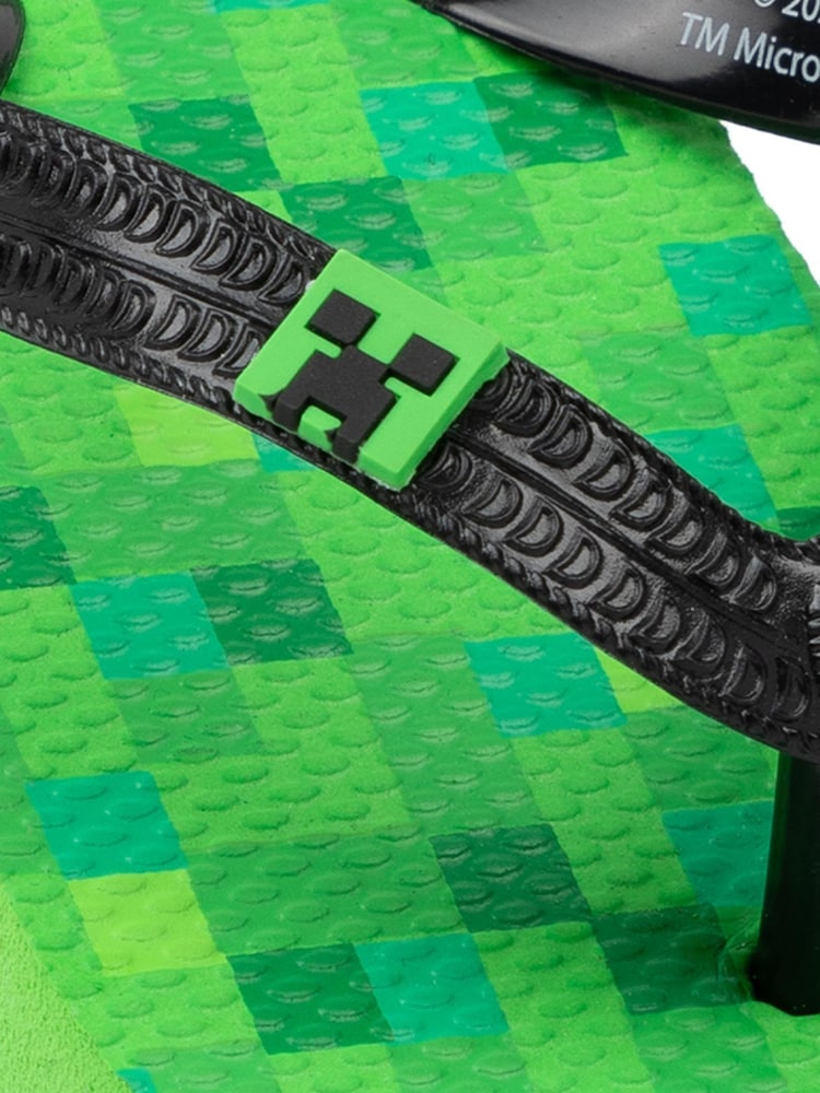 Vanilla Underground Green Boys Minecraft Character Flip Flops - Image 6 of 6