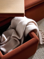 Soft Velvet Rust Brown Sidney Coffee Table - Image 4 of 11